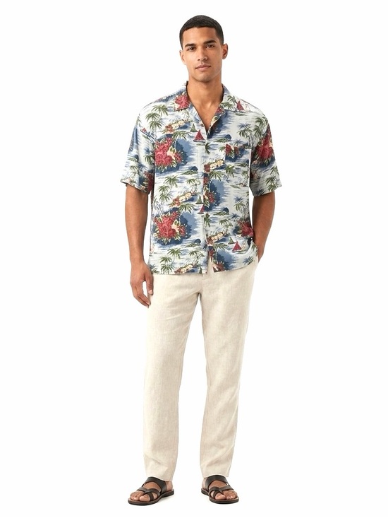 Rainforest Cafe Other - Vintage A Souvenir Of The Rainforest Café Mens Short Sleeve Hawaiian Shirt Large